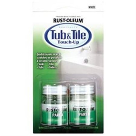 Rust-Oleum Rust-Oleum 233907 2 Part Tub & Tile Touch Up Specialty Kit; White 233907